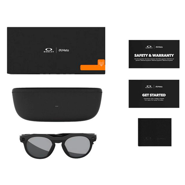 Умные очки Oakley Meta HSTN 0W8002 корпус "Глянцевый, черный", Prizm, поляризационные, черные" (145-51) — изображение 6