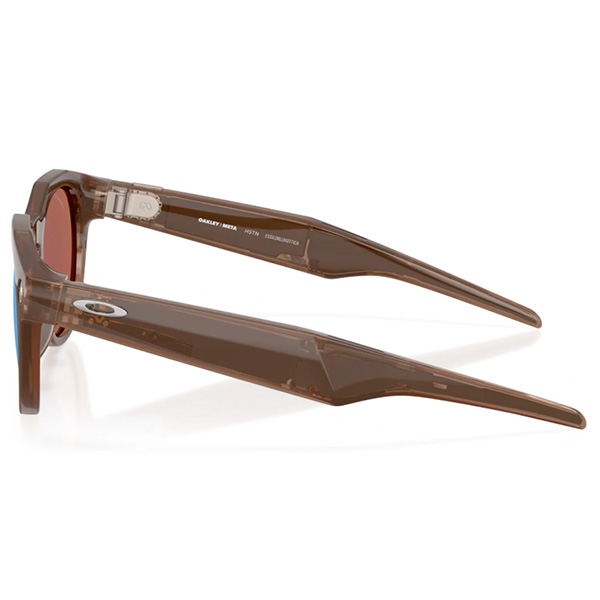 Умные очки Oakley Meta HSTN 0W8002 корпус "Прозрачный, коричневый", линзы "Deep Water, поляризационные" — изображение 3