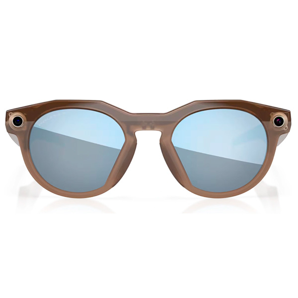 Умные очки Oakley Meta HSTN 0W8002 корпус "Прозрачный, коричневый", линзы "Deep Water, поляризационные" — изображение 4