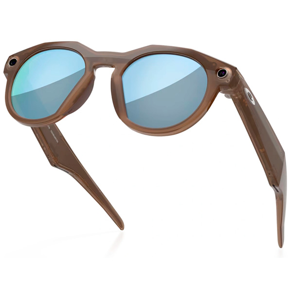 Умные очки Oakley Meta HSTN 0W8002 корпус "Прозрачный, коричневый", линзы "Deep Water, поляризационные" — изображение 5