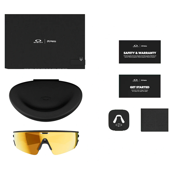Умные очки Oakley Meta Vanguard 0W8001 корпус "Черный", линзы "Prizm, 24K" — изображение 4