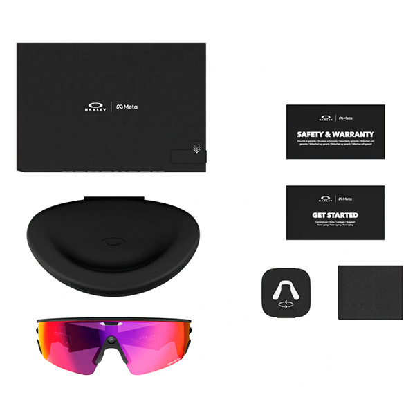 Умные очки Oakley Meta Vanguard 0W8001 корпус "Черный", линзы "Prizm, Road" — изображение 5
