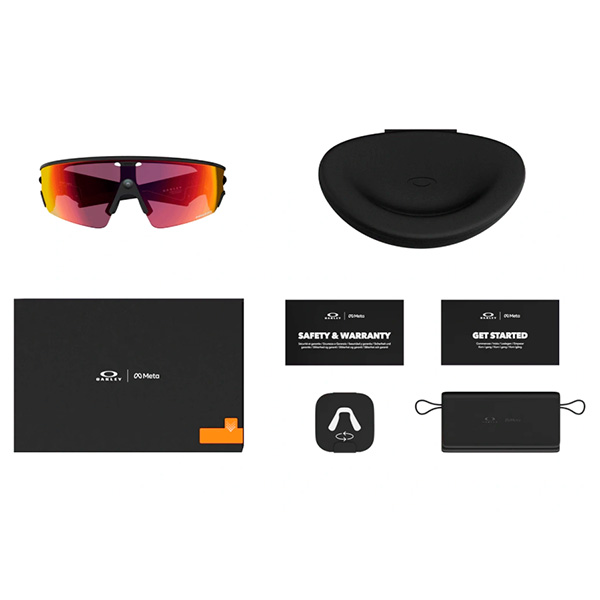 Умные очки Oakley Meta Vanguard 0W8001 корпус "Черный", линзы "Prizm, Коричневато-красные, фотохромные" — изображение 7