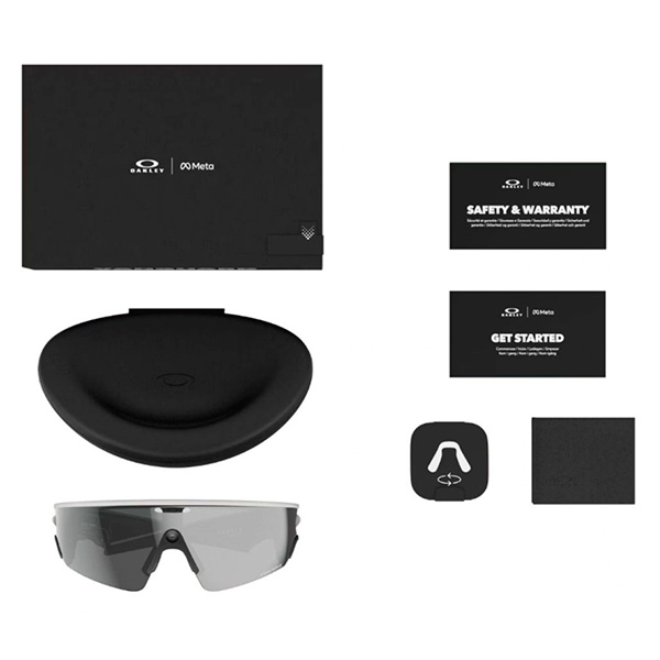 Умные очки Oakley Meta Vanguard 0W8001 корпус "Белый", Линзы "Prizm Черные" — изображение 5