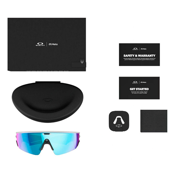 Умные очки Oakley Meta Vanguard 0W8001 корпус "Белый", "Prizm Сапфировые" — изображение 5