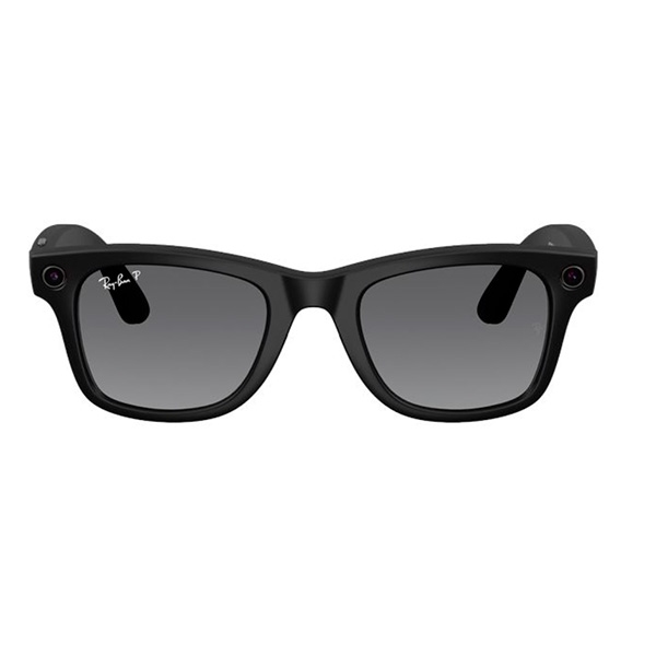 Умные очки Ray-Ban Wayfarer RW4012 (2-поколение) корпус "Матовый черный", линзы "Графитовые, поляризационные, градиентные", Размер M (50mm) — изображение 2