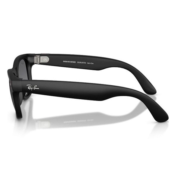 Умные очки Ray-Ban Wayfarer RW4012 (2-поколение) корпус "Матовый черный", линзы "Графитовые, поляризационные, градиентные", Размер M (50mm) — изображение 3