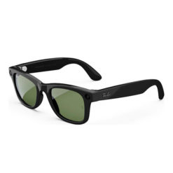 Умные очки Ray-Ban Wayfarer RW4012 (2-поколение) корпус "Черный, глянцевый", линзы "G15 Зеленые", Размер L (53mm)