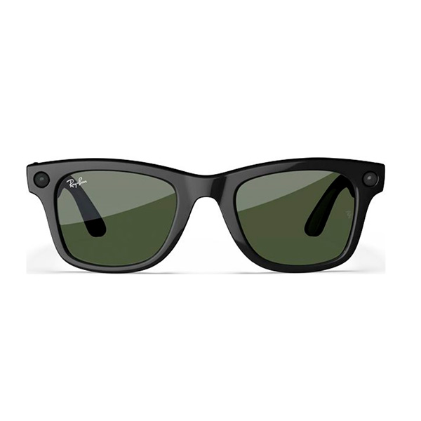 Умные очки Ray-Ban Wayfarer RW4012 (2-поколение) корпус "Черный, глянцевый", линзы "G15 Зеленые", Размер L (53mm) — изображение 2