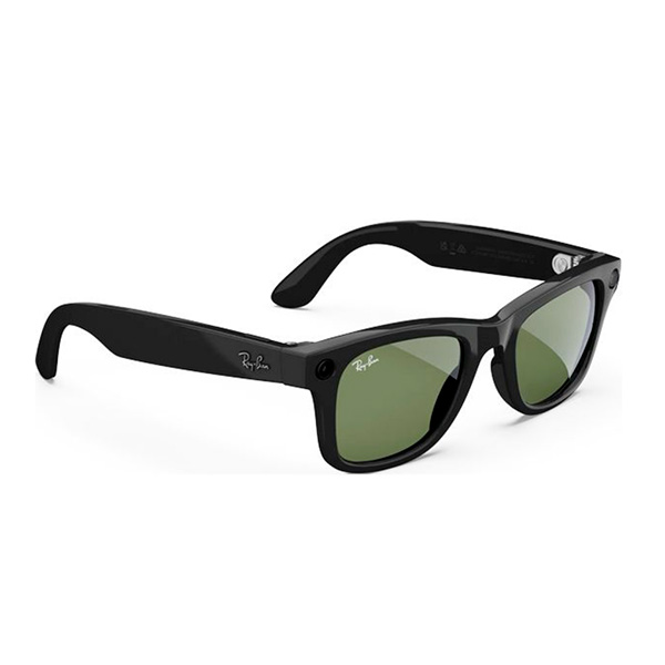 Умные очки Ray-Ban Wayfarer RW4012 (2-поколение) корпус "Черный, глянцевый", линзы "G15 Зеленые", Размер L (53mm) — изображение 3