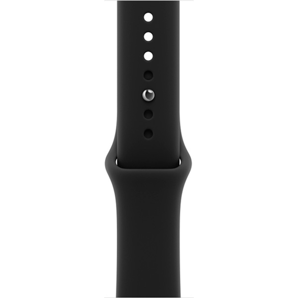 Apple Watch Series 12, 42 мм, корпус из алюминия, цвет "Черный", спортивный ремешок, цвет "Черный" — изображение 3