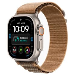 Умные часы Apple Watch Ultra 4 49 мм, корпус из Натурального титана, ремешок Alpine Loop, цвет "Пустынный"