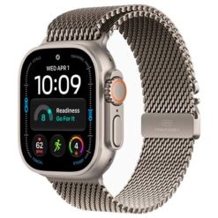 Умные часы Apple Watch Ultra 4 49 мм, корпус из Натурального титана, ремешок Milanese Loop, цвет "Натуральный"