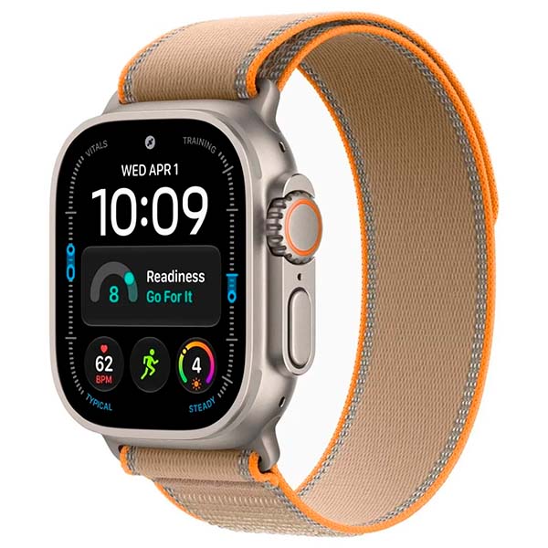 Умные часы Apple Watch Ultra 4 49 мм, корпус из Натурального титана, ремешок Trail Loop, цвет "Песочный"