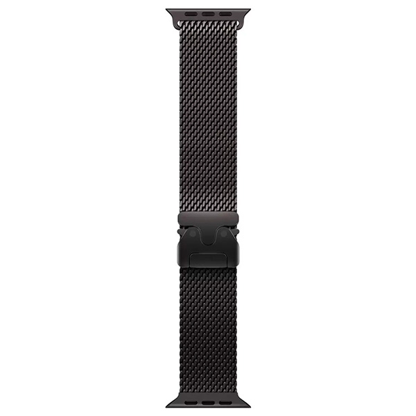 Умные часы Apple Watch Ultra 4 49 мм, корпус из Черного титана, ремешок Milanese Loop, цвет "Черный" — изображение 3