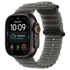 Умные часы Apple Watch Ultra 4 49 мм, корпус из Черного титана, ремешок Ocean Band, цвет "Черный"