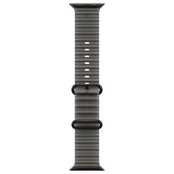Умные часы Apple Watch Ultra 4 49 мм, корпус из Черного титана, ремешок Ocean Band, цвет "Черный" — изображение 3
