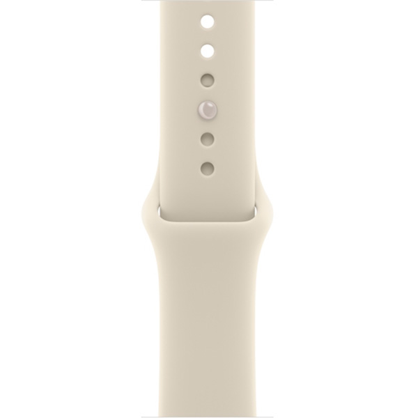 Apple Watch Series 12, 46 мм, корпус из керамики, цвет "Кремовый", спортивный ремешок, цвет "Кремовый" — изображение 3